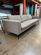Modern Gray Fabric Sofa