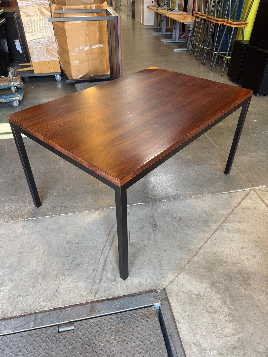 Modern Walnut Dining / Meeting Table