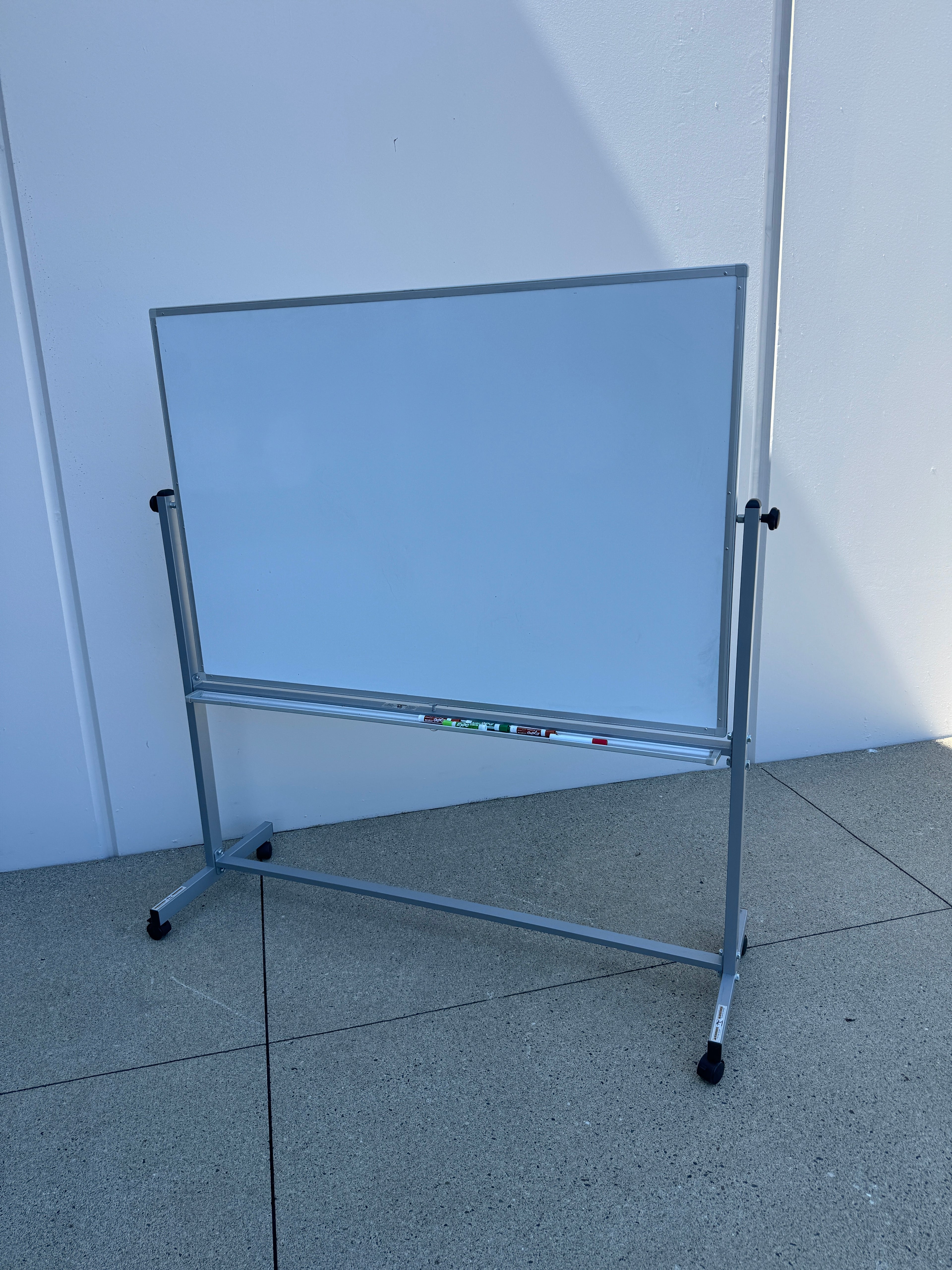 60" Double-Sided Magnetic Rolling Whiteboard