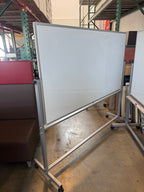 60" Double-Sided Magnetic Rolling Whiteboard