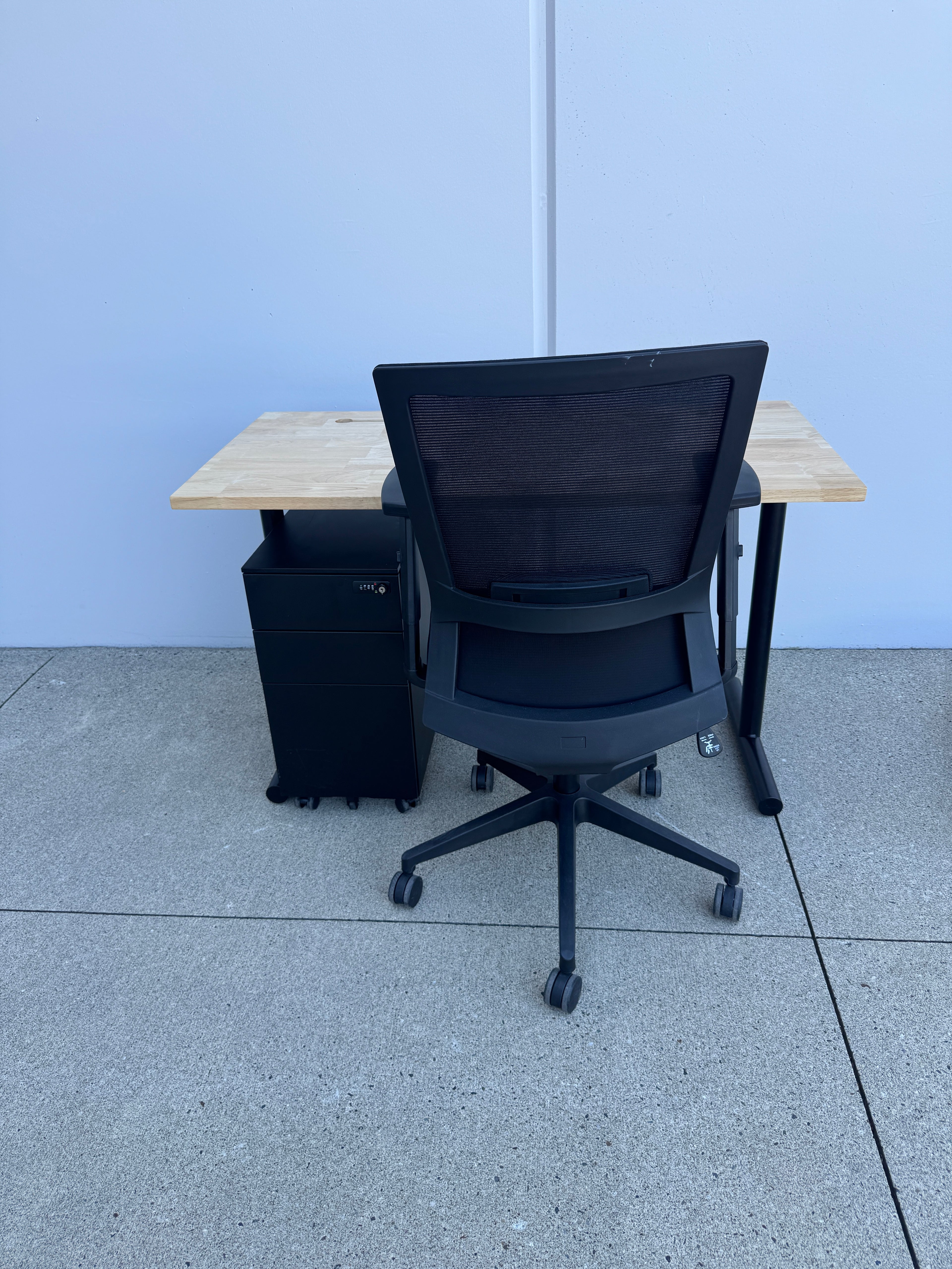 Complete Work From Home Office Setup. Desk, Chair & Storage