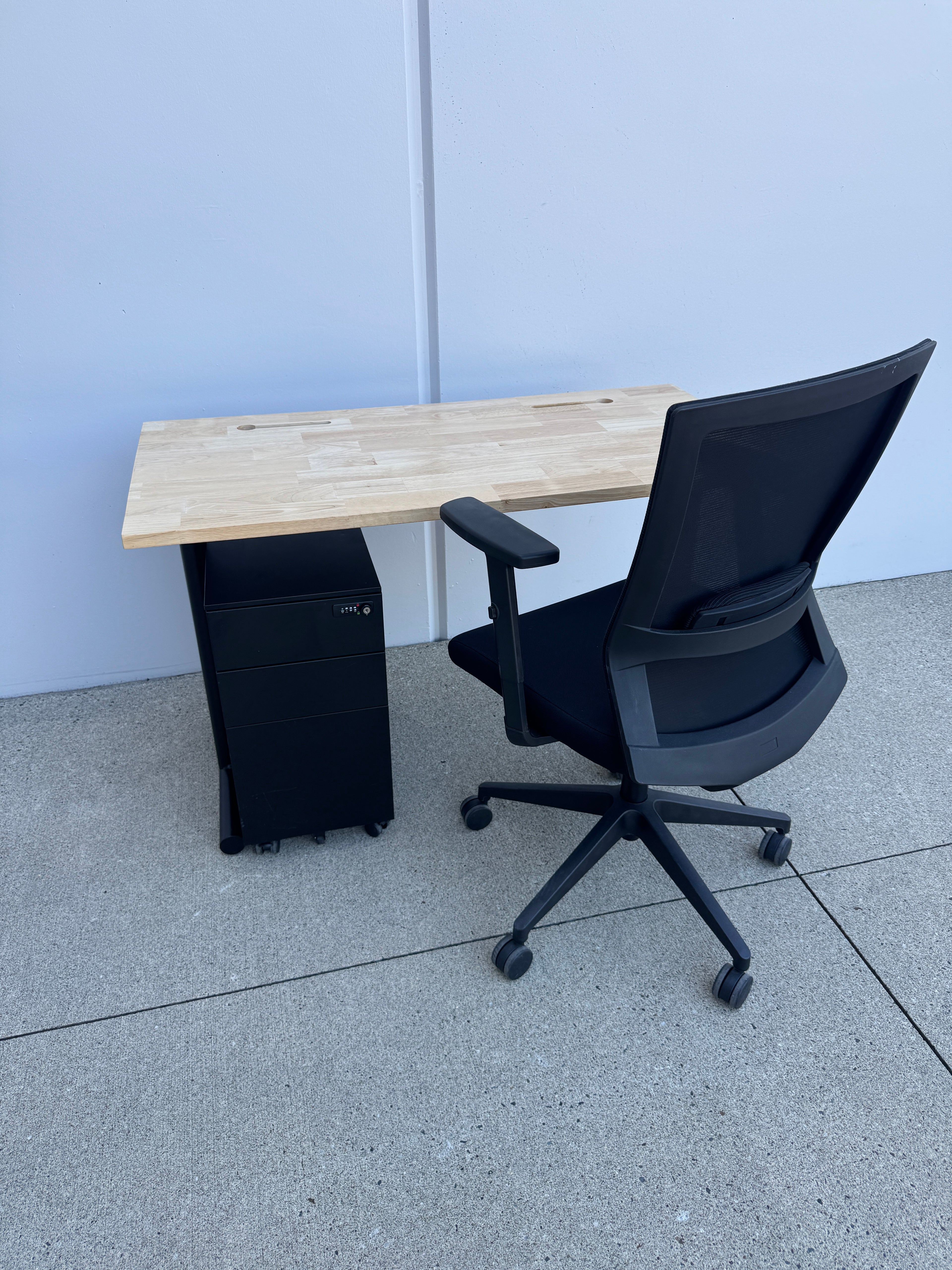 Complete Work From Home Office Setup. Desk, Chair & Storage