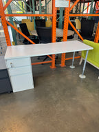 Steelcase Desk with Locking Pedestal