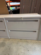 Steelcase 2-Drawer Lateral Filing Cabinet – Locking