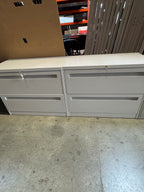 Steelcase 2-Drawer Lateral Filing Cabinet – Locking