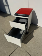 Teknion 2-Drawer Mobile Pedestal – Locking with Cushion Top