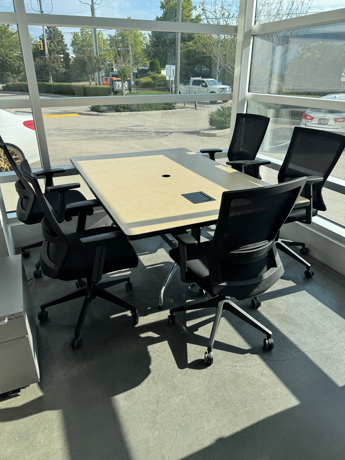 Herman Miller Eames Powered Meeting Table – 72" x 48"