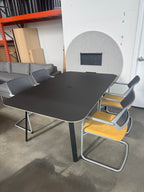Watson Haven Collaborative Meeting Table w/ Privacy Screen & Power