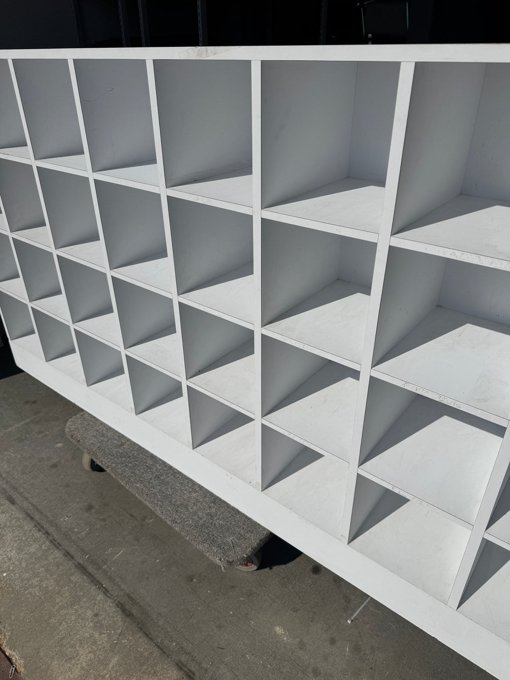 Custom Heavy-Duty Wood Cubby Storage – 77" Wide
