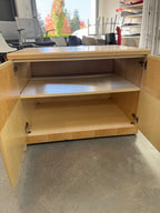 Steelcase Wood Storage Cabinet / Credenza