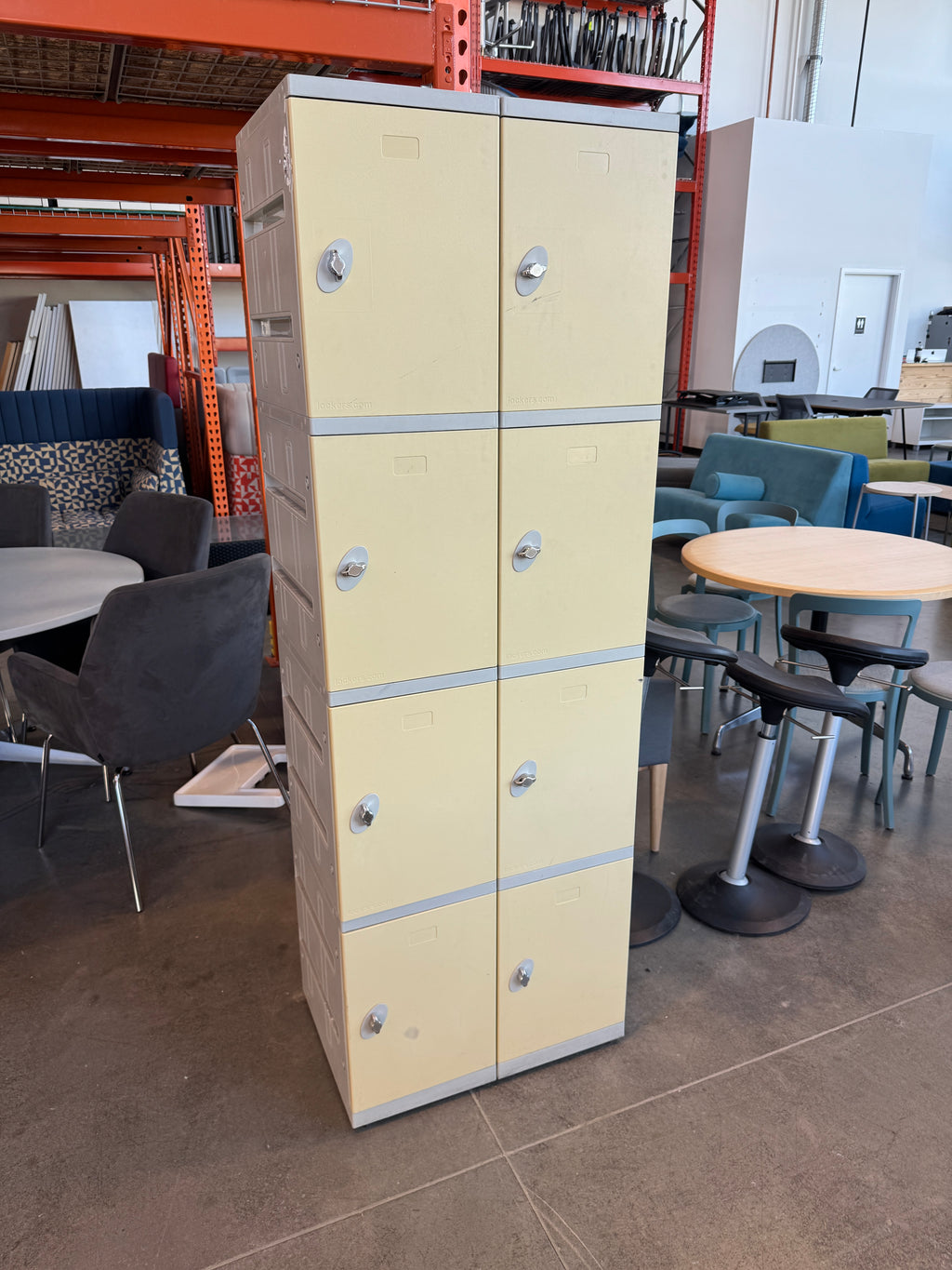 Plastic 8 Door Locker - Lockers.com