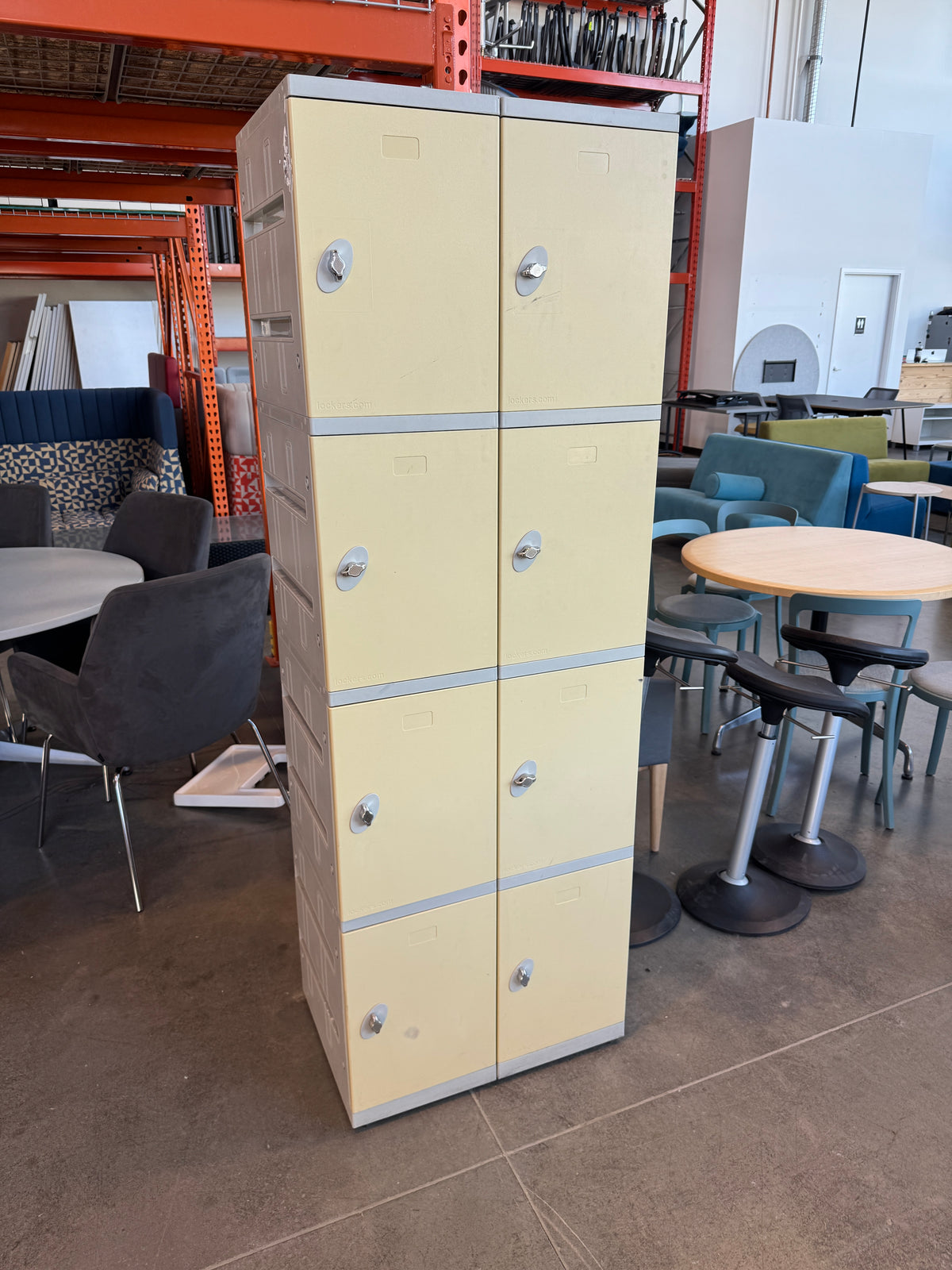 Plastic 8 Door Locker - Lockers.com