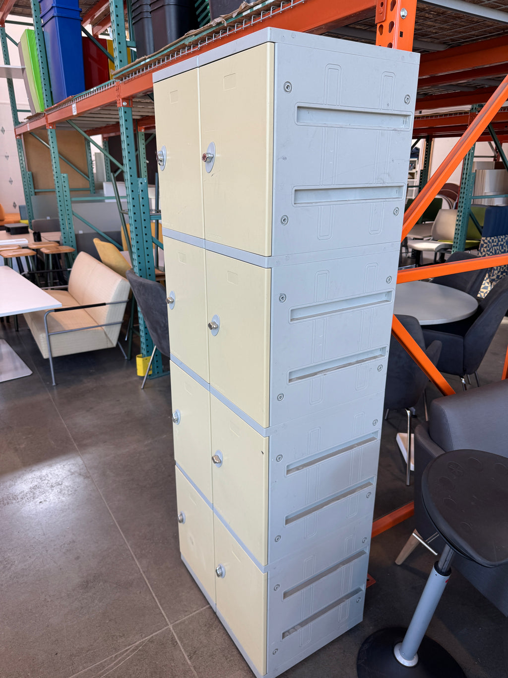 Plastic 8 Door Locker - Lockers.com