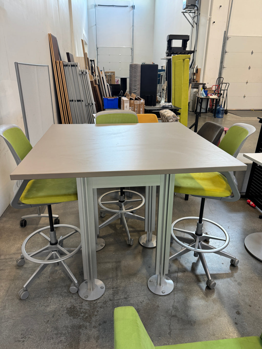 Steelcase Standing-Height Collaboration Table – 48" x 48"