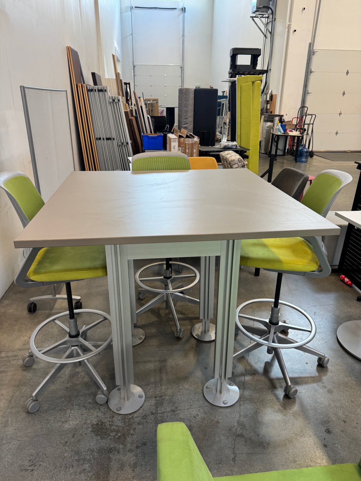Steelcase Standing-Height Collaboration Table – 48" x 48"