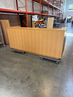 Custom 8 Foot Reception Desk with Storage