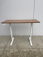 IKEA TROTTEN Manual Sit-Stand Desk with Herman Miller Top