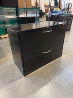 Global Fileworks 9300 2-Drawer Lateral File Cabinet – Black