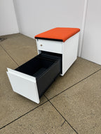Steelcase Mobile 2-Drawer Pedestal with Cushion