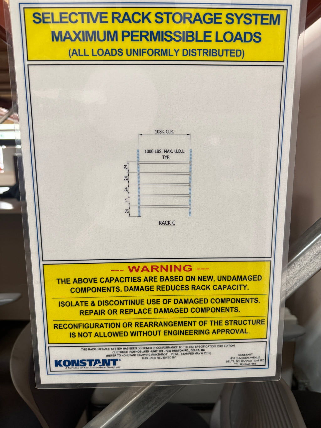 Konstant Commercial Warehouse Racking – Beams, Uprights & Crossbars