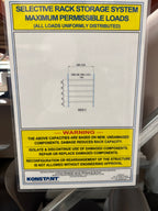 Konstant Commercial Warehouse Racking – Beams, Uprights & Crossbars