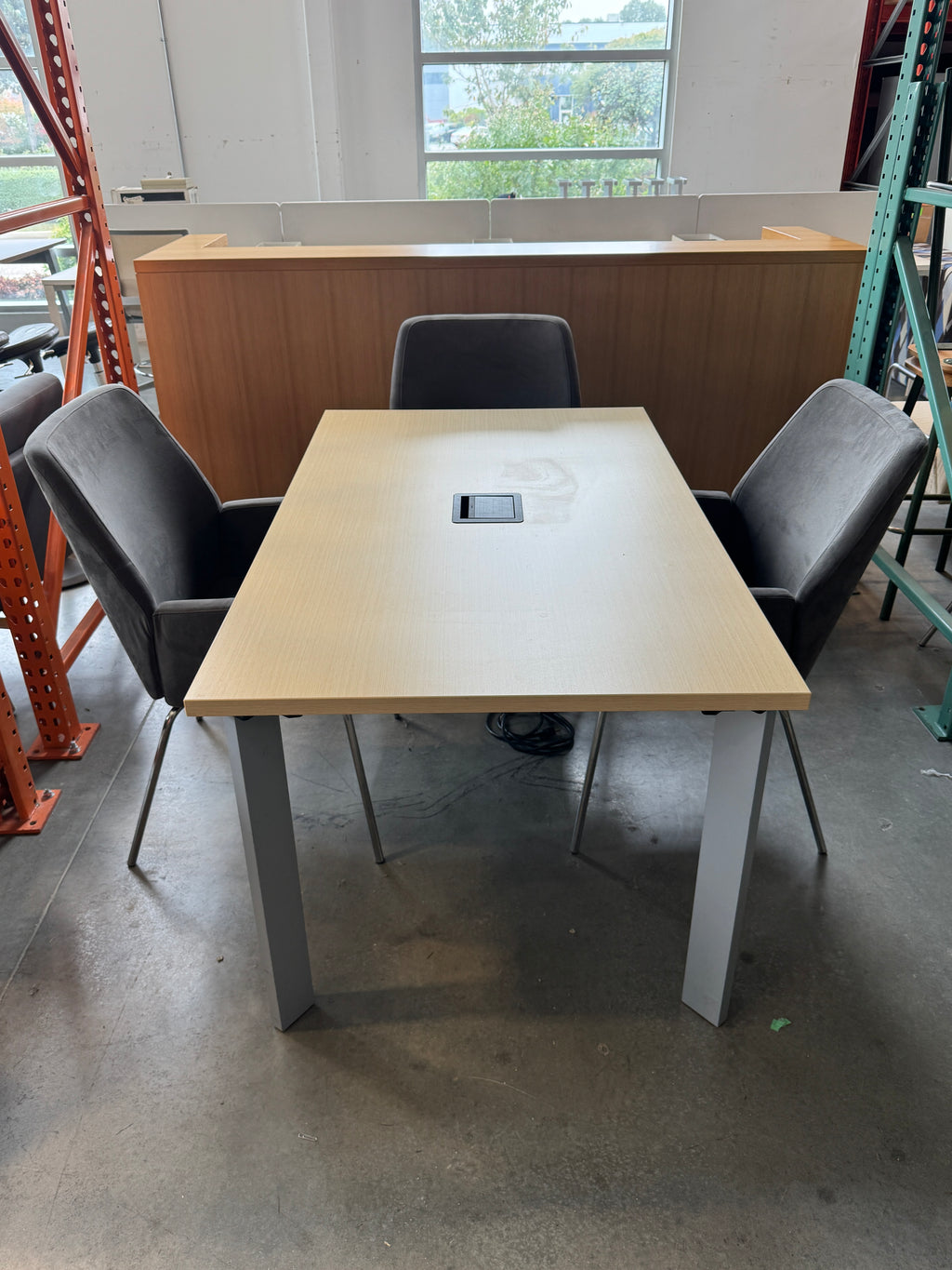 Herman Miller Powered Meeting Table – 60” x 36”