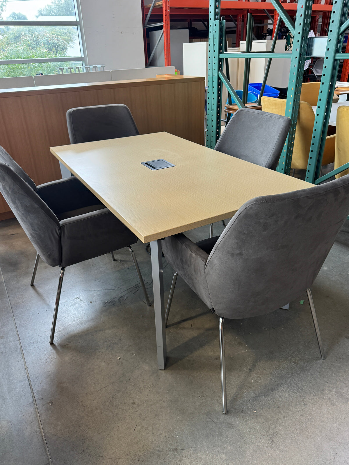 Herman Miller Powered Meeting Table – 60” x 36”