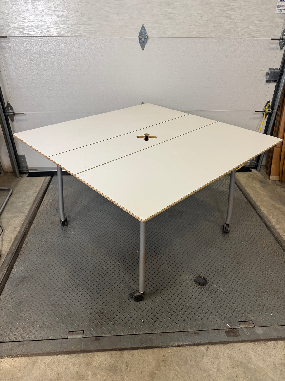 Herman Miller Intersect 48” Square Foldaway Table