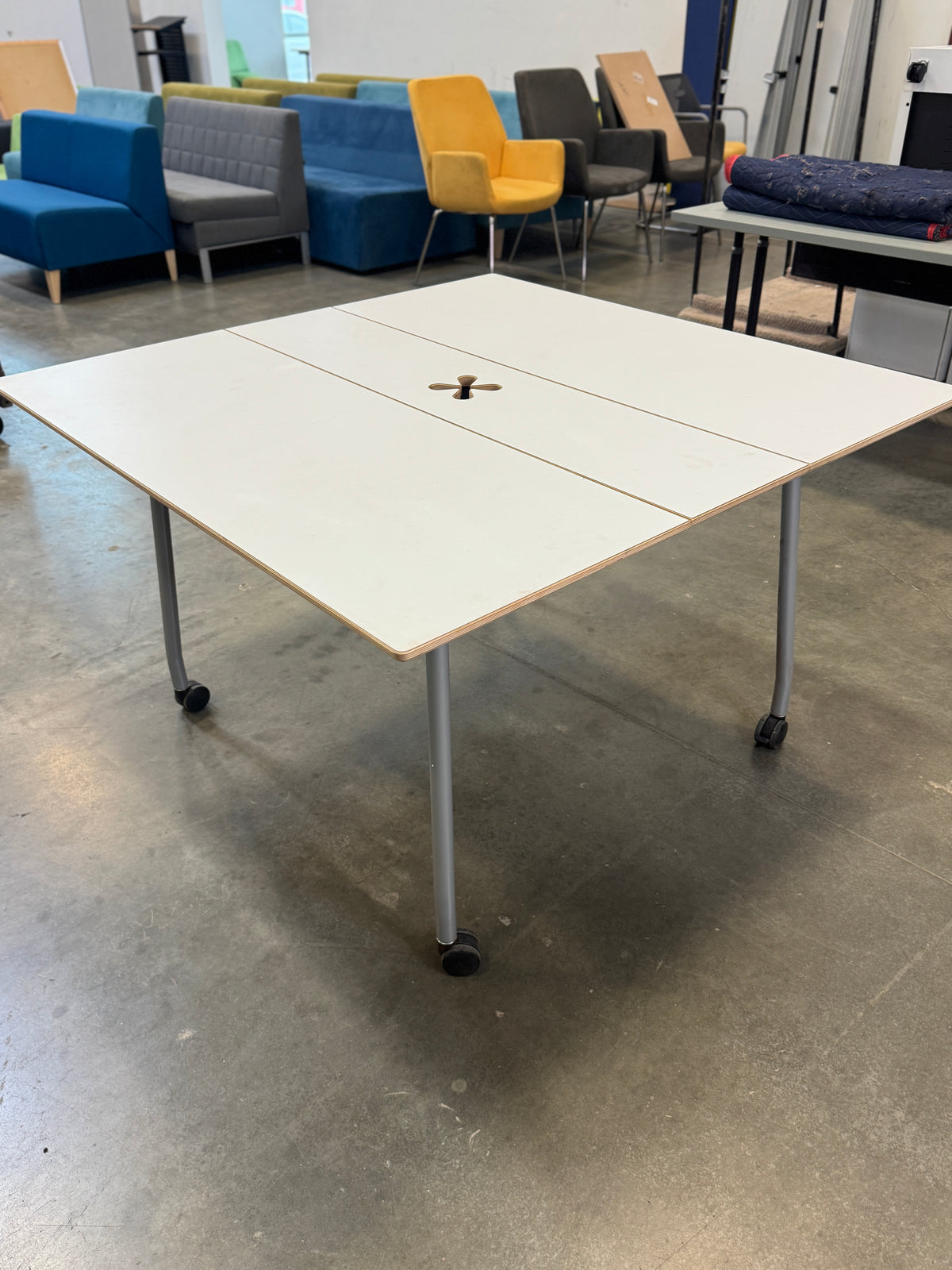 Herman Miller Intersect 48” Square Foldaway Table