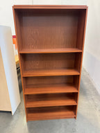 Wood Bookcase / Storage Shelf – Adjustable Shelves