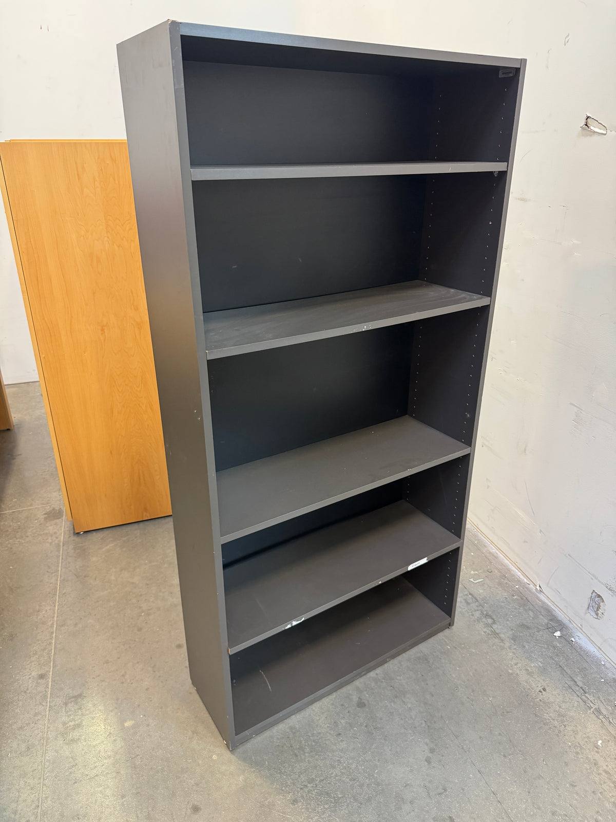 Wood Bookcase / Storage Shelf – Adjustable Shelves