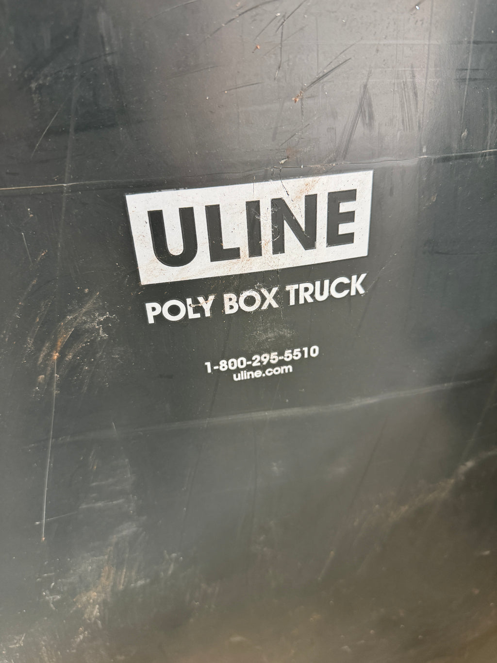 Uline 16-Bushel Poly Box Truck / Rolling Bulk Cart