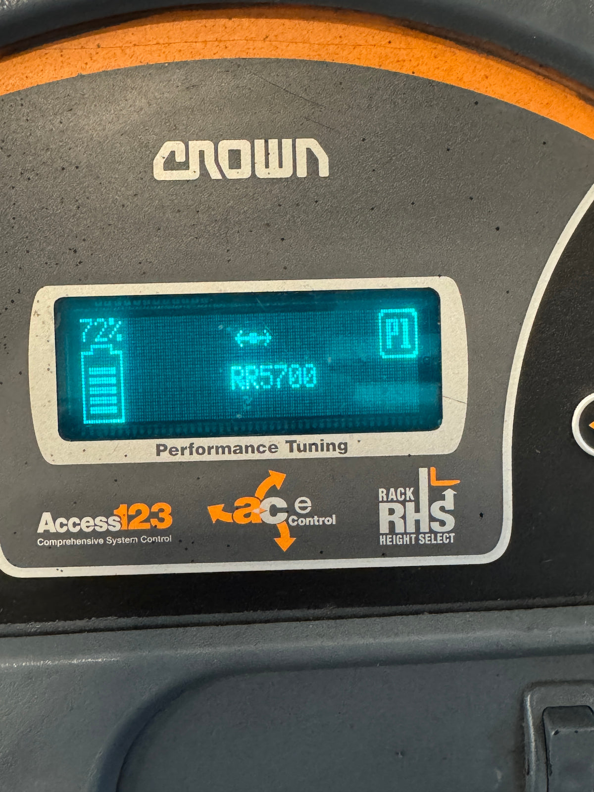 Crown RR 5700 Series Reach Forklift Truck with Charger