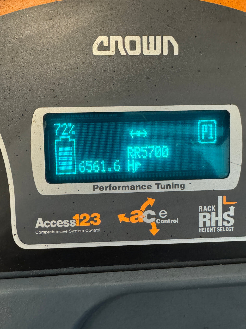 Crown RR 5700 Series Reach Forklift Truck with Charger