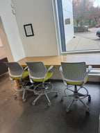 Haworth Planes Standing Height Powered Conference Table - 96" x 30"