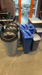 Rubbermaid Slim Jim Recycling Bin & Waste Station - Various Styles & Sizes