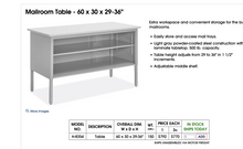 Load image into Gallery viewer, Used U-Line Mailroom / Packing Table
