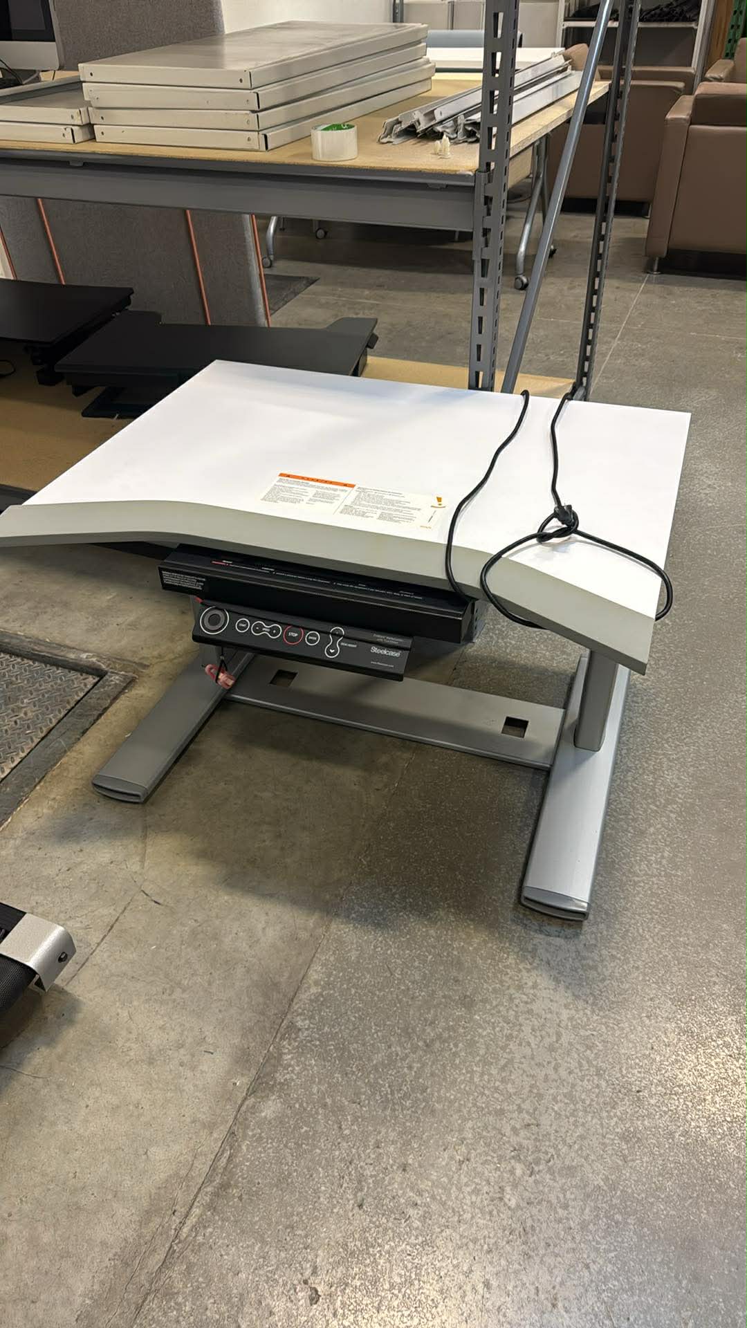 Steelcase WalkStation Electric Treadmill Sit-Stand Desk