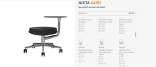 Load image into Gallery viewer, Used Keilhauer &quot;Juxta&quot; stools w/ Tablet
