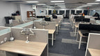 Steelcase Powered Workstation Pods (60” x 30”) with Monitor Arm, Light & Pedestal