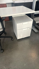 Load image into Gallery viewer, Used Ikea Trotten Mobile Pedestal – White, 2 Drawers (Locking)
