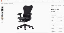 Load image into Gallery viewer, Like NEW Herman Miller Mirra 2 Chair. Fully Loaded
