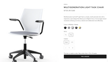 Load image into Gallery viewer, LIKE NEW Knoll &quot;Multigeneration&quot; Task Chairs
