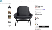 Load image into Gallery viewer, Used BluDot &quot;Field&quot; Designer Lounge Chair
