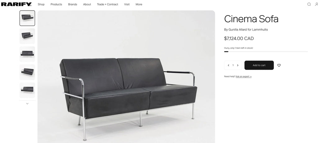 Gunilla Allard Cinema Sofa