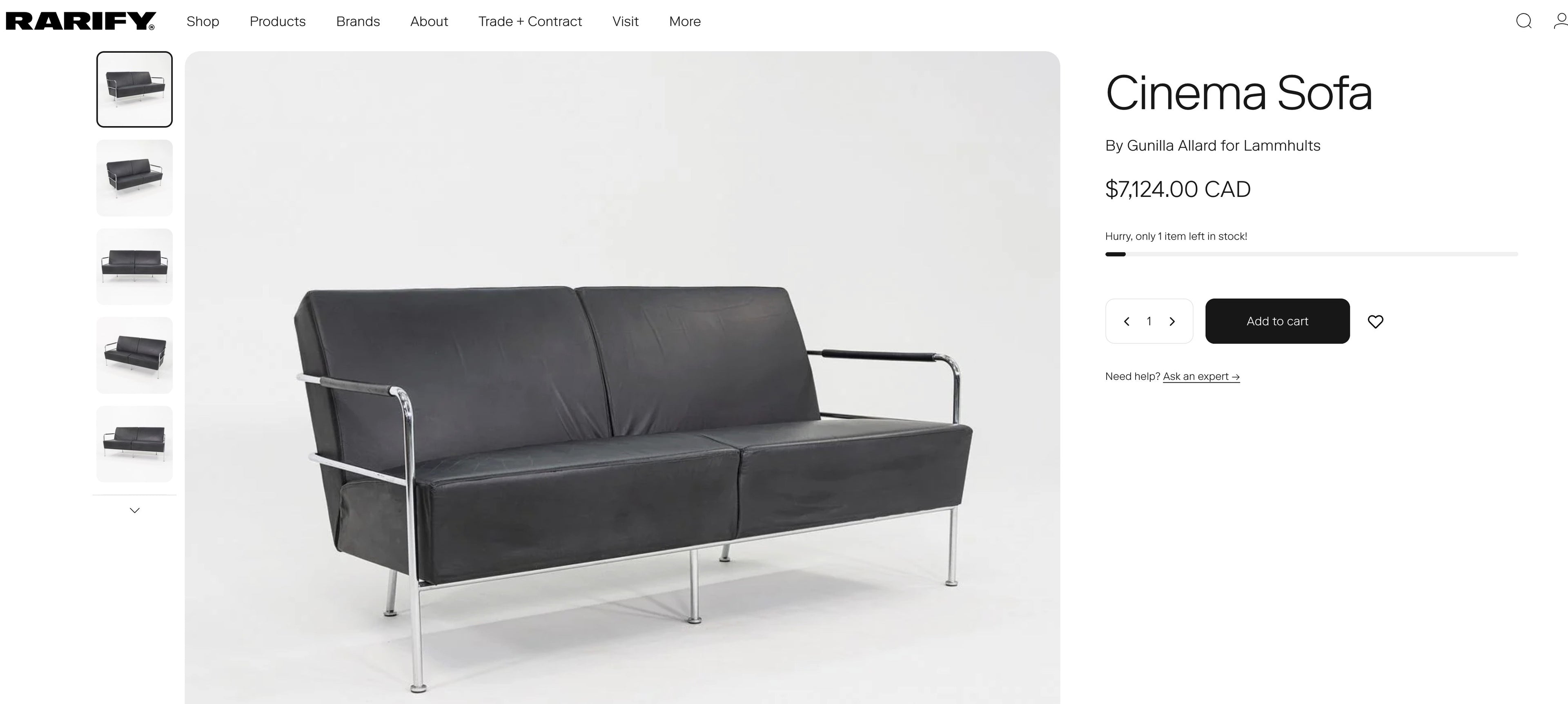 Gunilla Allard Cinema Sofa