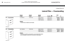 Load image into Gallery viewer, Used 3 Drawer White Haworth Lateral Cabinets
