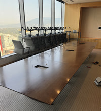 Load image into Gallery viewer, Used Nienkamper &quot;Vox&quot; 19 Foot Powered Boardroom Table
