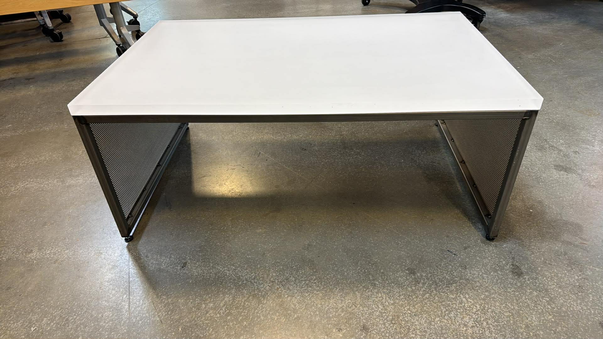 Steel Mesh Coffee/Side Table - 48" x 30"