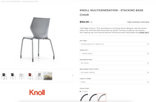 Load image into Gallery viewer, Used Knoll MultiGeneration Side Chair
